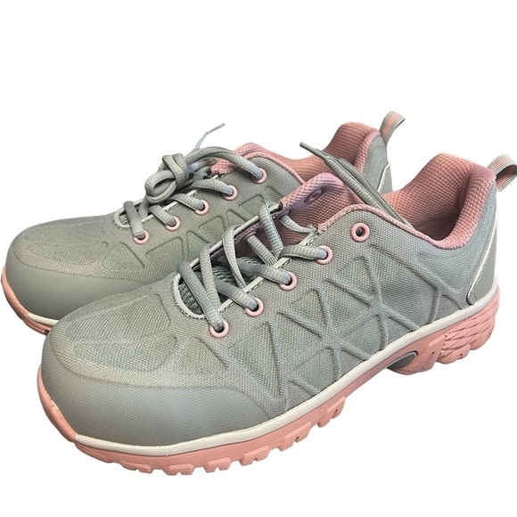 NWT Nautilus Safety Footwear Spark CT Gray and Pink 8.5M - Picture 4 of 11